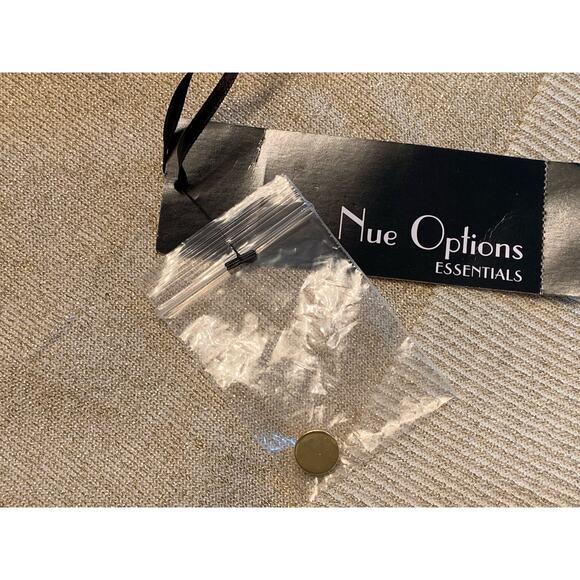 Nue Options Women's Medium Sweater Button Down Gold Sequins Long Sleeve NEW - Picture 13 of 14